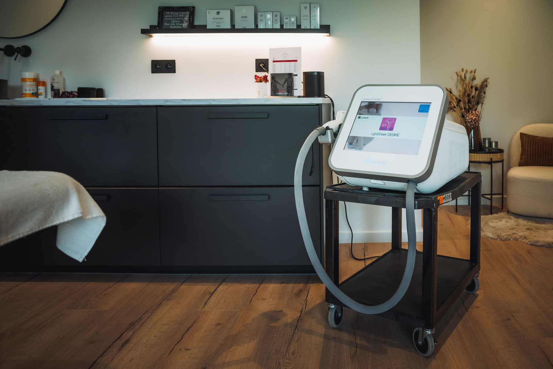 Permanente laserontharing behandeling